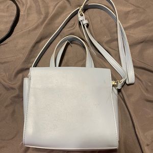 baby blue cross body bag